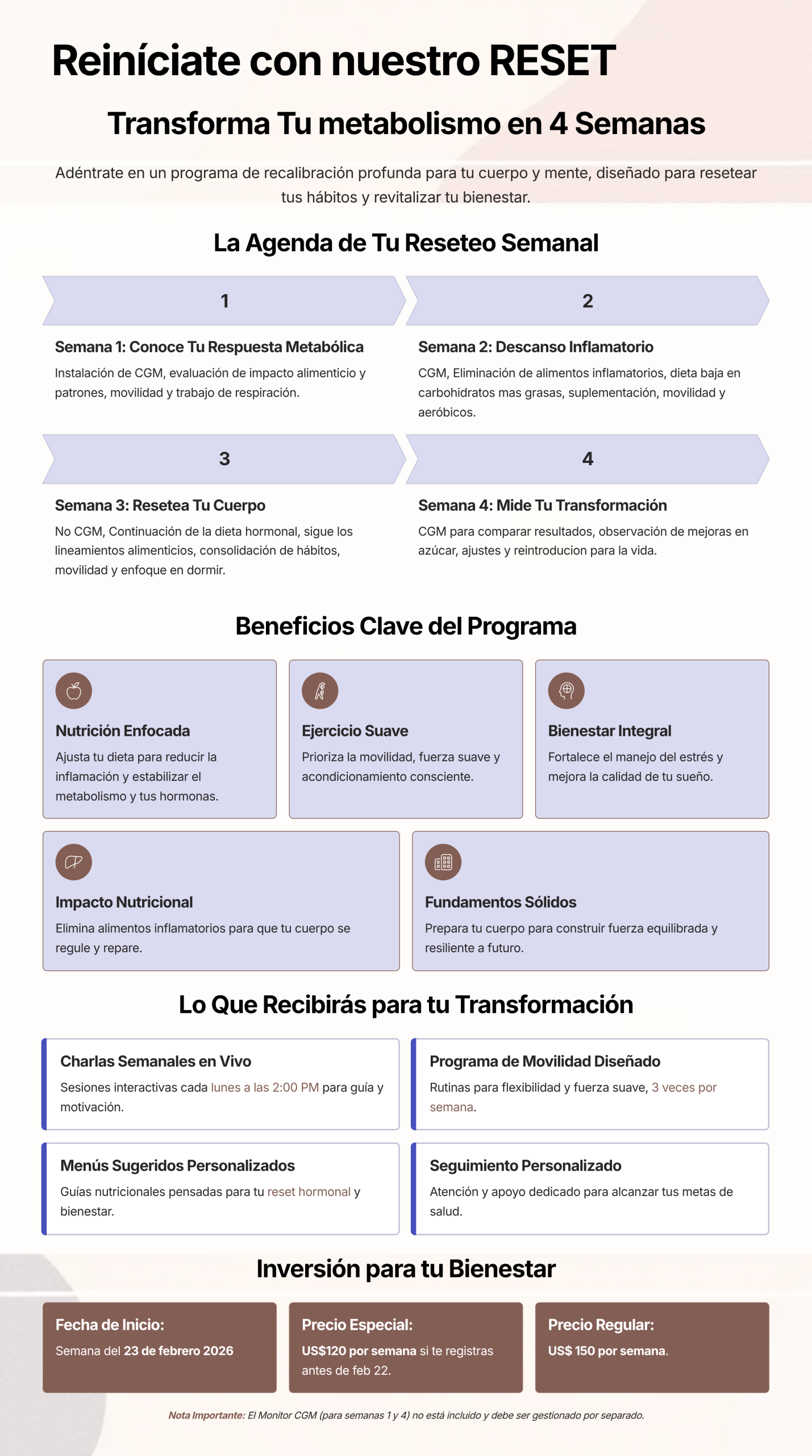 Detalles de REINICIATE